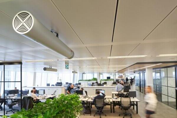 Luxibel air purifiers in The Shard offices